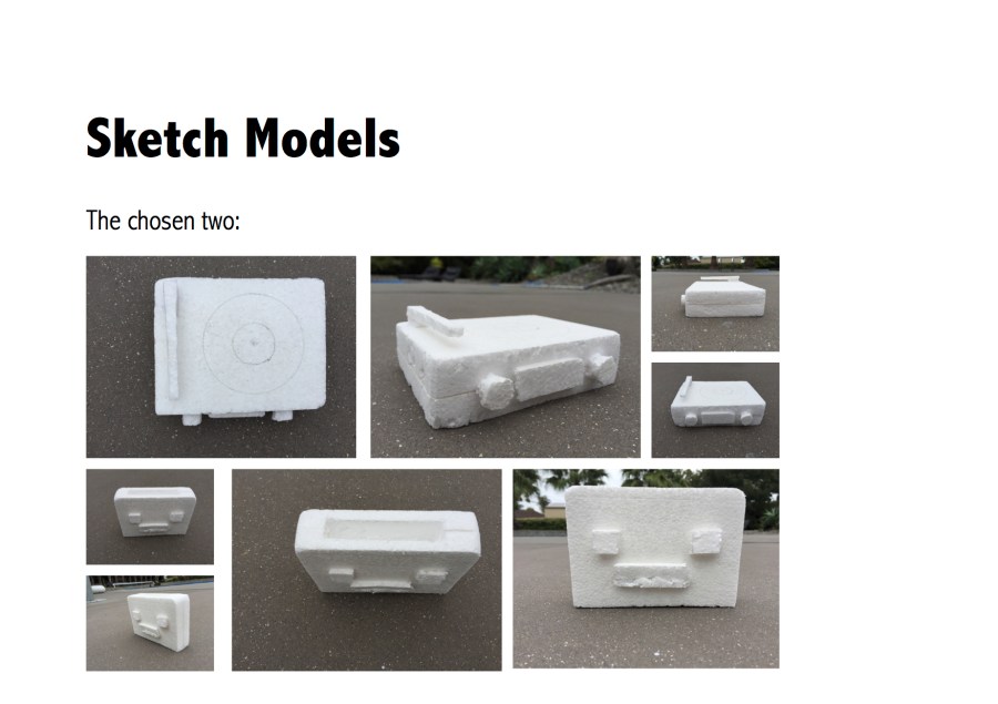 Turntable foam models